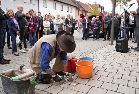 Stolpersteinverlegung im September 2022