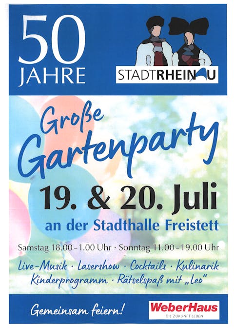 Feiern Sie mit!