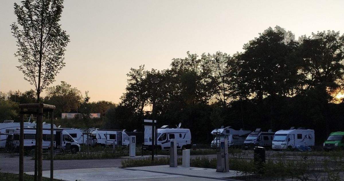 Wohnmobilstellplatz Badesee Rheinau Freistett