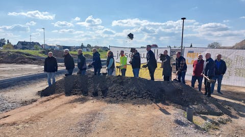 Spartenstich grüne Fuge