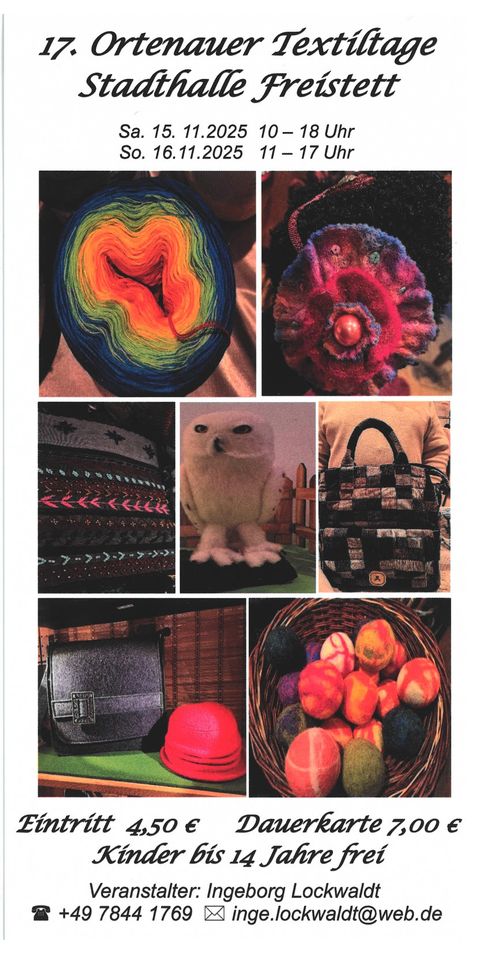 Ortenauer Textiltage in der Stadthalle in Freistett