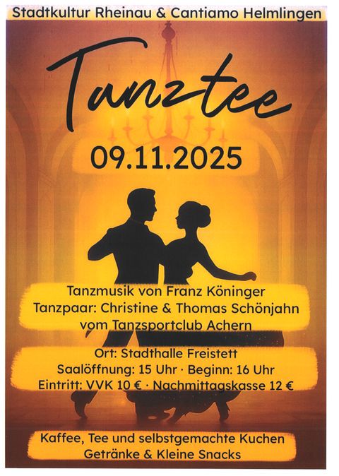 Tanztee in der Stadthalle in Freistett